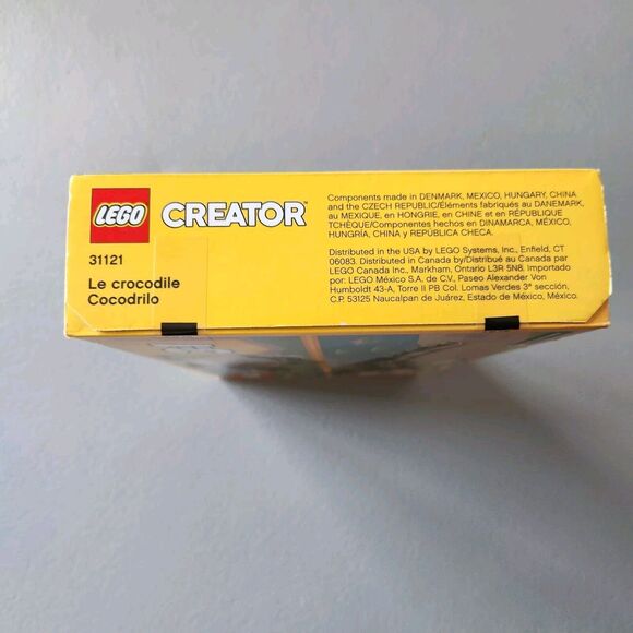 LEGO Creator 3 in 1 Crocodile Alligator Snake Frog 31121 New Sealed Box - Picture 3 of 8